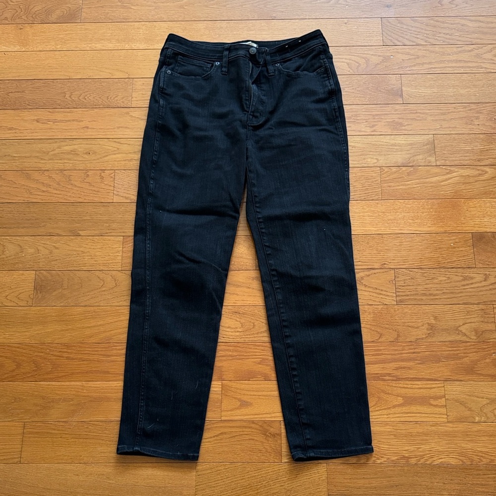Madewell Curvy Stovepipe Jean Black